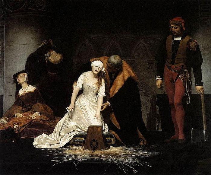 Paul Delaroche The Execution of Lady Jane Grey china oil painting image
